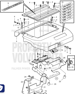 Order VOLVO PENTA 22358318 Decal