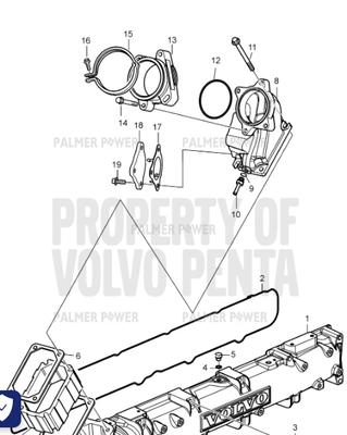 Order VOLVO PENTA 22462306 Mixing Chamber