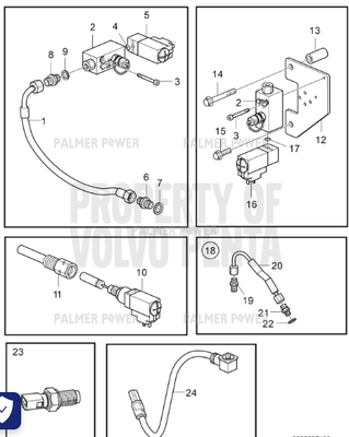 Order VOLVO PENTA 22464668 Hose