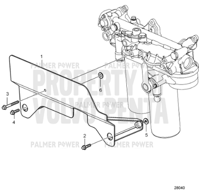 Order VOLVO PENTA 22556636 Bracket