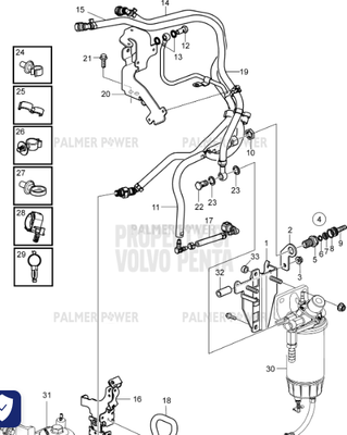 Order VOLVO PENTA 22687069 Fuel Hose