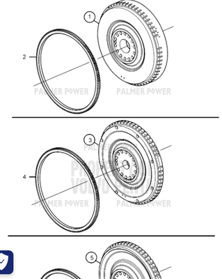 Order VOLVO PENTA 22739170 Flywheel