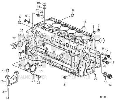 Order VOLVO PENTA 22744763 Cylinder Block