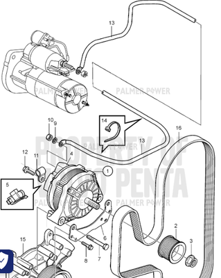 Order VOLVO PENTA 22843492 Cable