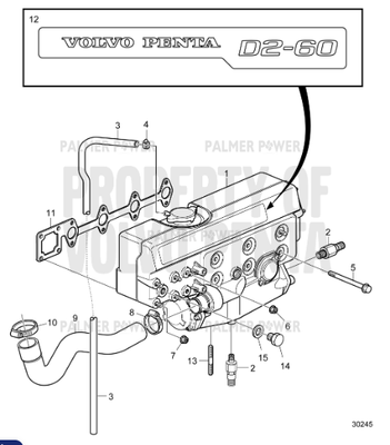 Order VOLVO PENTA 23016574 Label