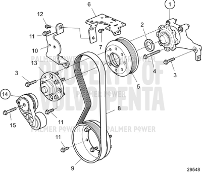 Order VOLVO PENTA 23058054 Bracket