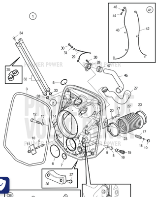 Order VOLVO PENTA 23416323 Shield Kit