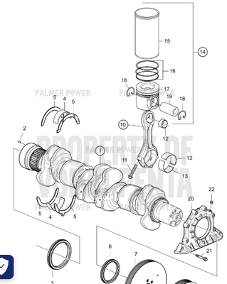 Order VOLVO PENTA 23526778 Cylinder Liner Kit