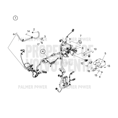 Order VOLVO PENTA 23614248 Wiring Harness