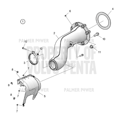 Order VOLVO PENTA 23711363 Exhaust Riser