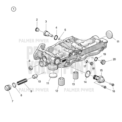 Order VOLVO PENTA 23771734 Oil Filter Housing