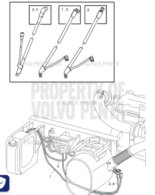 Order VOLVO PENTA 23940684 Hose | Black