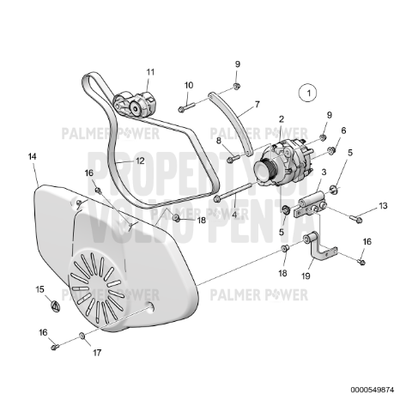 Order VOLVO PENTA 24235311 Alternator Bracket