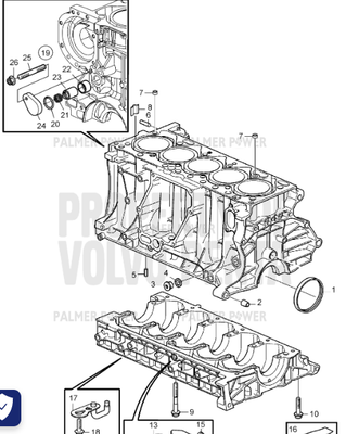 Order VOLVO PENTA 31401266 Piston Cooling Jet