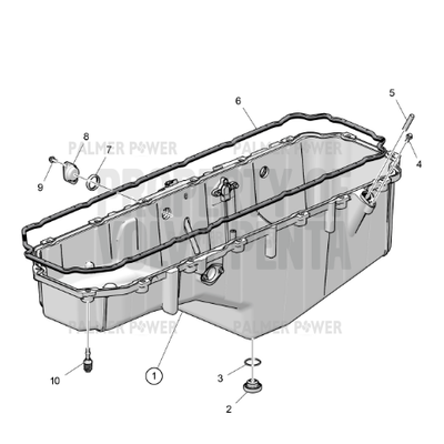 Order VOLVO PENTA 54589479 Oil Pan | Aluminum Oil Sump
