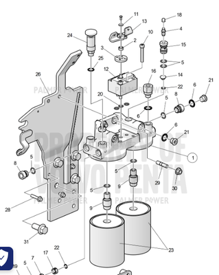 Order VOLVO PENTA 78580179 Bracket