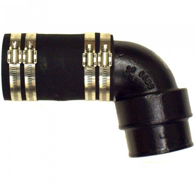 Order BARR _ 20-0093P _ 3 1/2 in. or 4 in. 90 Degree Exhaust Elbow Adaptor Order BARR _ 20-0093P _ 3 1/2 in. or 4 in. 90 Degree Exhaust Elbow Adaptor