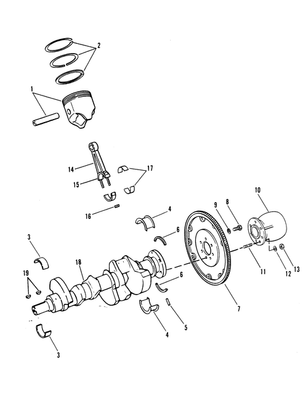 Order MERCURY 474097 Bearing Unit (Pair), Connecting Rod (.002 U.S.)