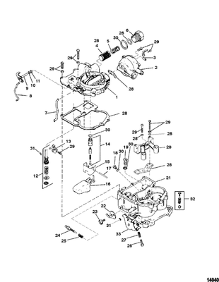 Order MERCURY 94363 Venturi