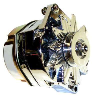 STERNDRIVE 20051-CHR Mercruiser Omc Volvo Penta 1-Wire Alternator 12V 78-Amp Chrome