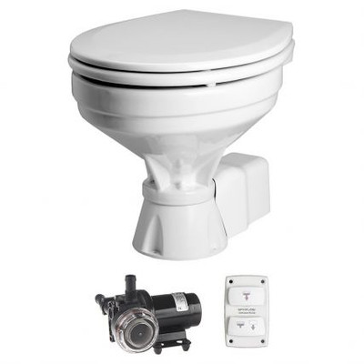 JOHNSON PUMP 80-47232-01 Aquat Toilet Silent Electric Comfort 12V JOHNSON PUMP 80-47232-01 Aquat Toilet Silent Electric Comfort 12V