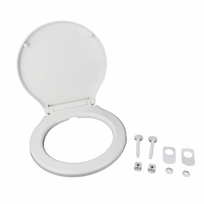 JOHNSON PUMP 81-47241-04 Soft Close Plastic Toilet Seat Compact JOHNSON PUMP 81-47241-04 Soft Close Plastic Toilet Seat Compact