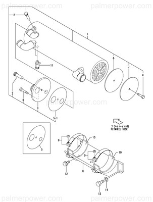 Order YANMAR 119773-44010 5" x 18-1/2" CuNi