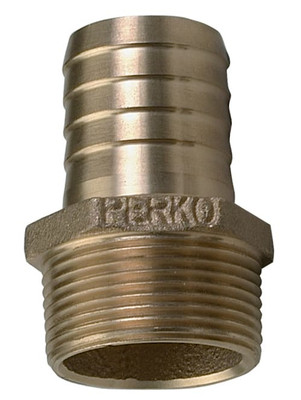 Order PERKO 0076009PLB Straight Pipe to Hose Adapter - Cast Bronze