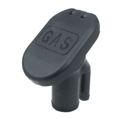 Order PERKO 1428G00BLK Sealed Flip Top Cap Fills for 1-1/2" Hose with VPR - 35° Angled Neck