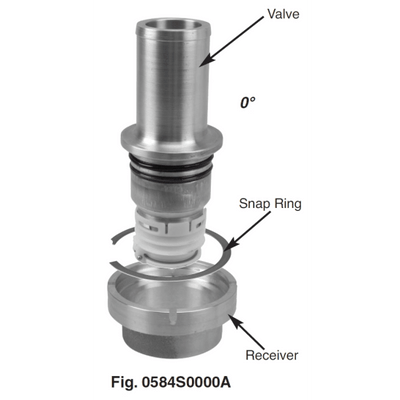 Order PERKO 0584S0000A EPA Swivel Fuel Inlet Check Valve - 0° (for Aluminum Tanks)