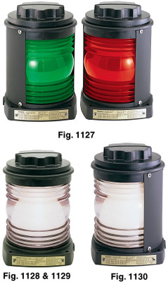 Order PERKO 1130A00BLK Figs. 1127-1130 - Navigation Lights w/Black Housing