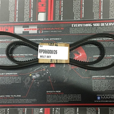 PLEASURECRAFT RP066008 Serpentine Belt Set