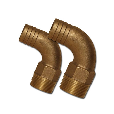Order BUCK-ALGON 00HN50E  90 Degree Bronze Pipe to Hose Adapters