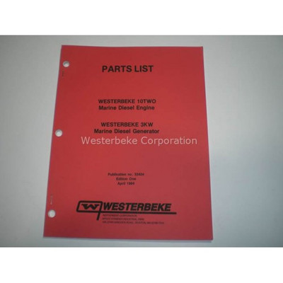 Order WESTERBEKE 33404 Partlist W10Two Order WESTERBEKE 33404 Partlist W10Two