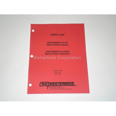 Order WESTERBEKE 33620 Partlist W70-100 Order WESTERBEKE 33620 Partlist W70-100