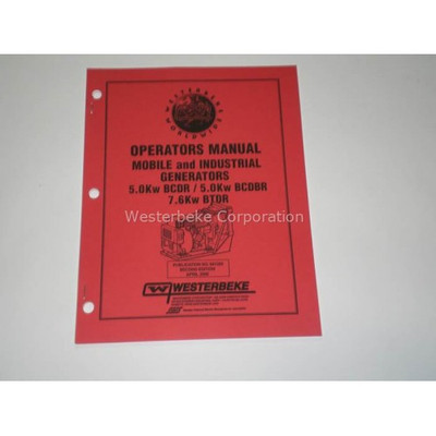 Order WESTERBEKE 41283 Manual, Operator 7.6 Btdr 5Bcdr