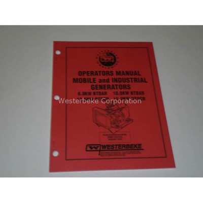 Order WESTERBEKE 49120 Manual, Operator 8.0-15.0 Btdcr