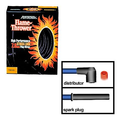 Order PERTRONIX 708104 Flame-Thrower 7mm Stock Look Spark Plug Wire Sets Order PERTRONIX 708104 Flame-Thrower 7mm Stock Look Spark Plug Wire Sets