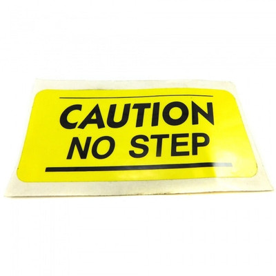 Order CRUSADER 22847 Decal Caution No-Step