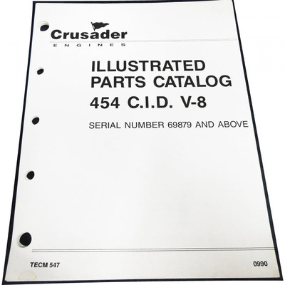 Order CRUSADER Tecm547 C454 Parts Manual