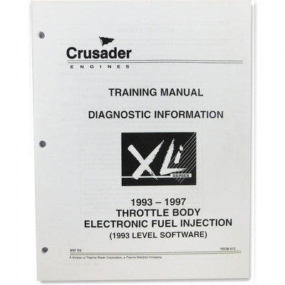 Order CRUSADER Tecm612 Mefi 1 Diagnostic Manual (1993 Software)
