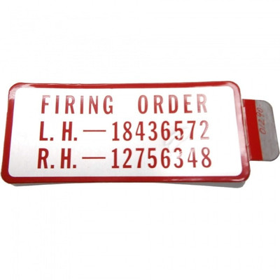 Order CRUSADER 97182 Decal - Firing Order