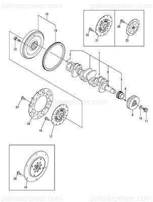 Order YANMAR 129601-21002 Crankshaft Assy