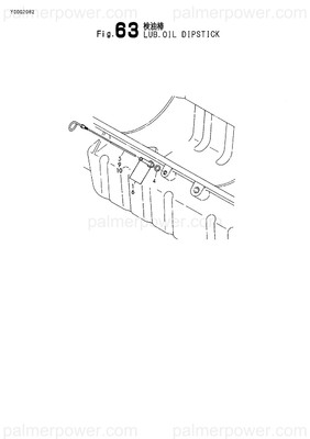Order YANMAR 42130-501300 Dipstick, Oil