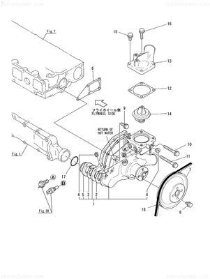 Order YANMAR 119593-42010 Pump Assy, Water