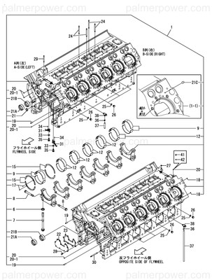 Order YANMAR 748960-95010 Block Assy, Cylinder