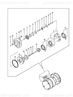 Order YANMAR X4918211350 Housing, Turbine