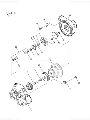 Order YANMAR XNH174307 Bolt, W/Flange M6
