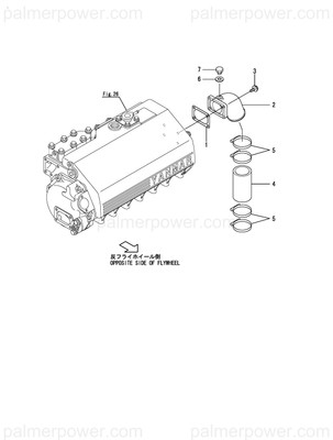 Order YANMAR 126672-49820 Bend, Engine Outlet