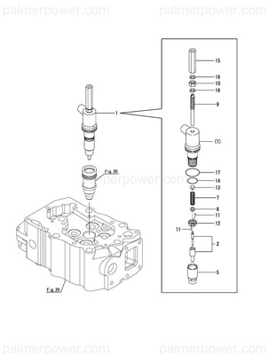 Order YANMAR 148965-53000 Valve Assy,Injection